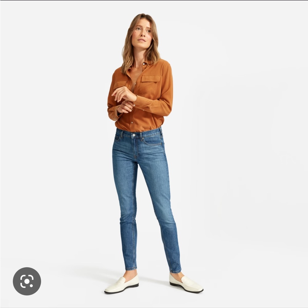 Everlane mid rise skinny jeans sz 26 regular
